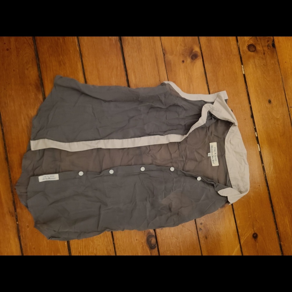 Rag & Bone Size 2 Dark Gray And Light Gray Two To… - image 1